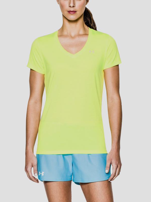 Tričko Under Armour Tech SS Twist Žlutá