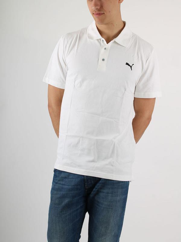 Tričko Puma ESS Polo white Bílá