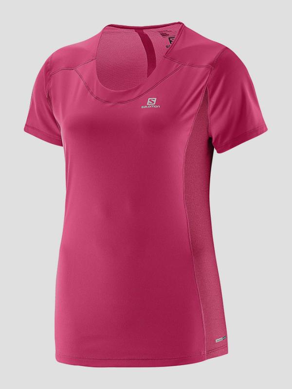 Tričko Salomon AGILE SS TEE W Růžová