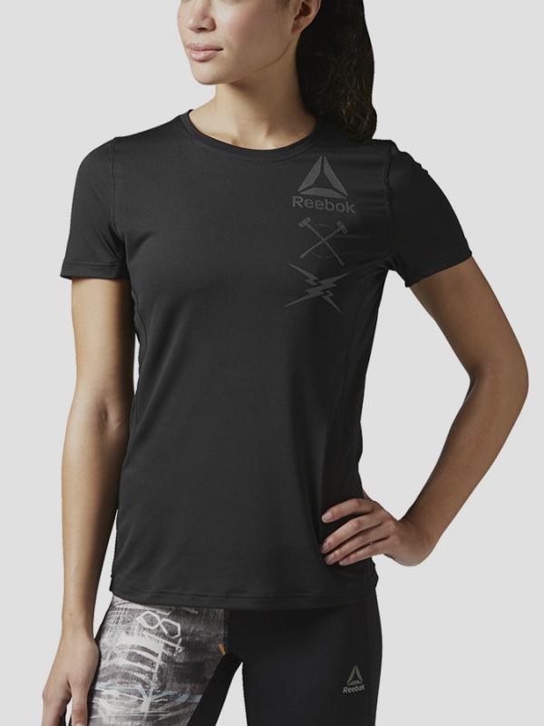 Tričko Reebok AC GRAPHIC TEE Černá