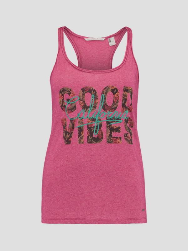Tílko O´Neill LW PRINT RACERBACK Růžová