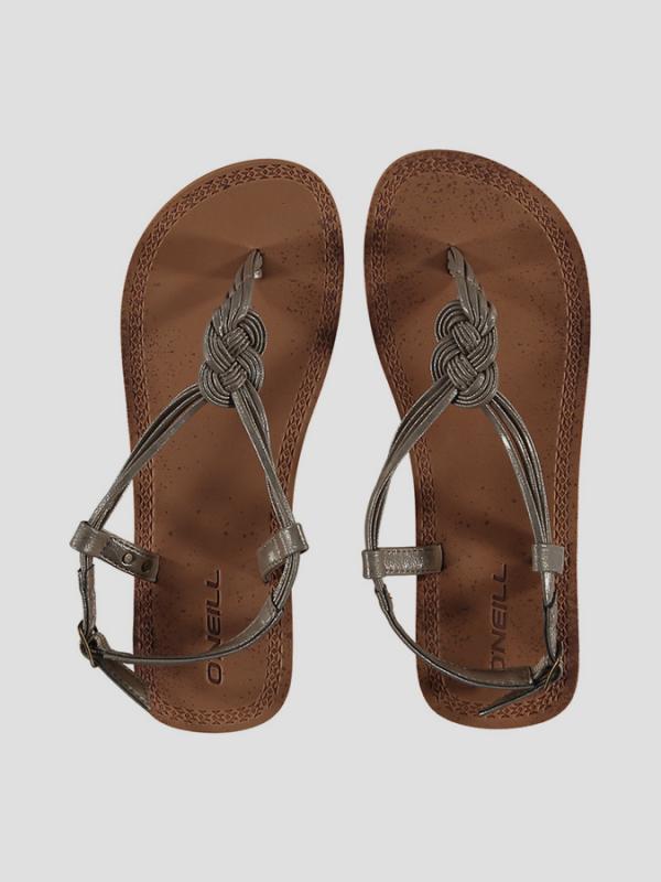 Sandály O´Neill FW BRAIDED DITSY SANDAL Hnědá