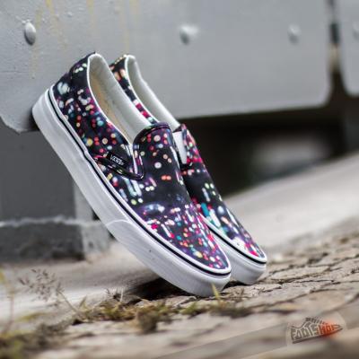 Vans Classic Slip-On Flashing Lights Black/ True White