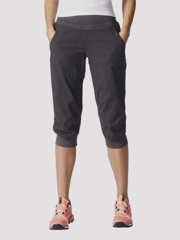Tepláky adidas Performance W FELSB 3/4PANT Modrá