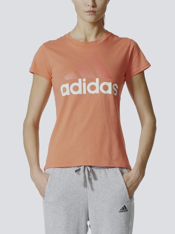 Tričko adidas Performance ESS LI SLI TEE Oranžová