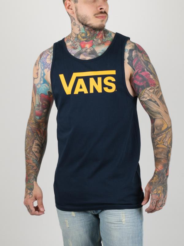 Tílko Vans Mn Classic Tank Navy-Golden Glo Modrá