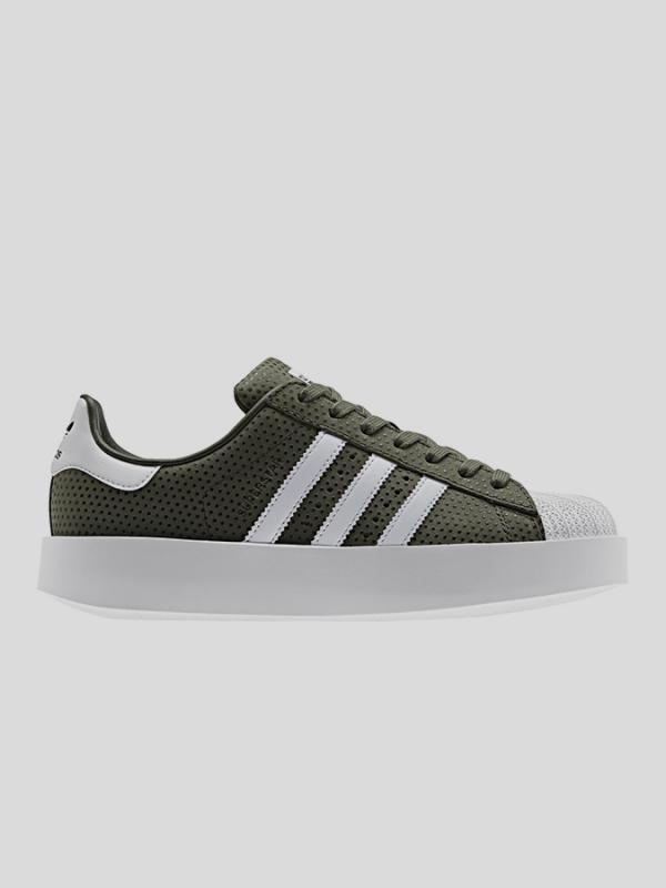 Boty adidas Originals SUPERSTAR BOLD W Zelená