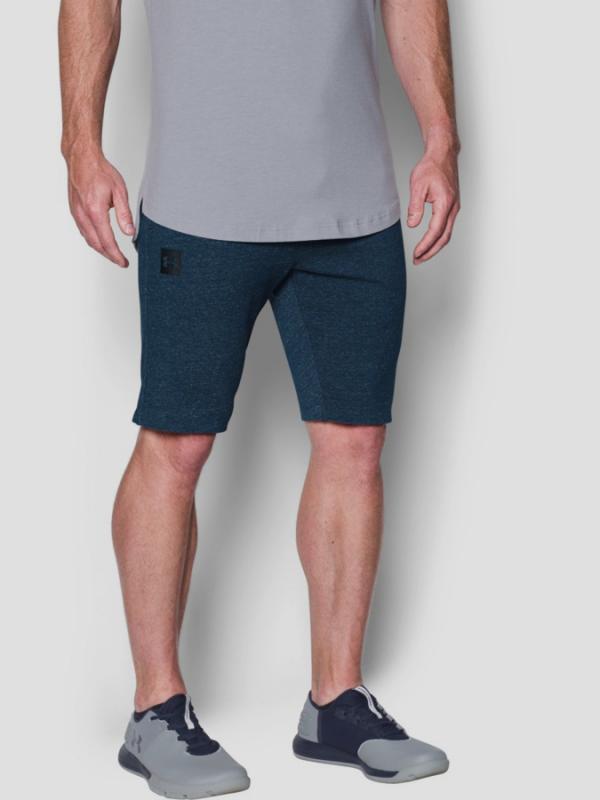 Kraťasy Under Armour SS Terry Tapered Short Modrá