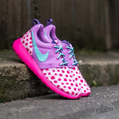 Nike Roshe One Print (GS) Prms Pink/ Td Purple Blue- Fuchsia Glow- Pink