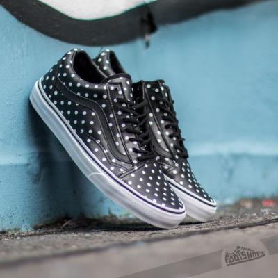 Vans Old Skool Leather Polka Dots Black