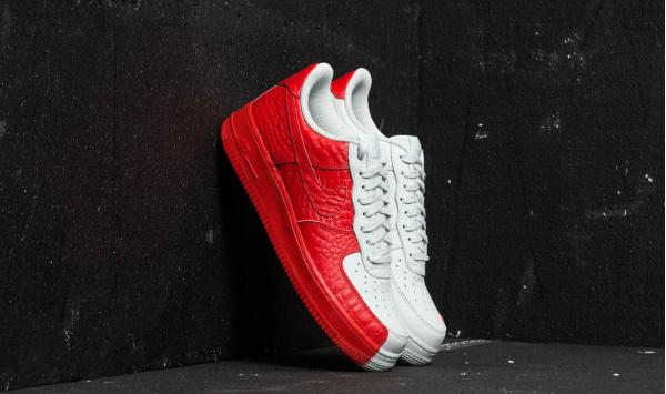 Nike Air Force 1 '07 Premium Barely Grey/ Habanero Red