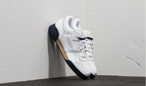 Reebok x Beams Workout Lo Plus White/ Gold Mat/ Coll Navy