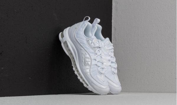 Nike Air Max 98 White/ Pure Platinum-Black-Reflect Silver