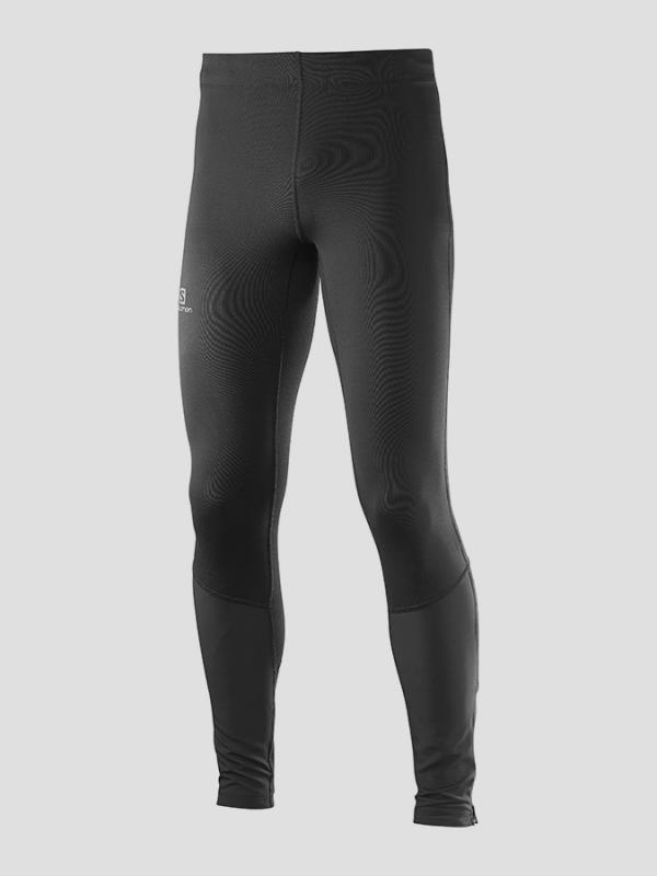 Legíny Salomon AGILE LONG TIGHT M BLACK Černá