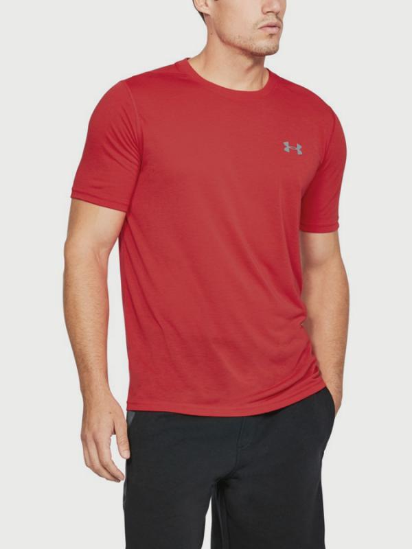 Tričko Under Armour Threadborne Fitted SS Červená