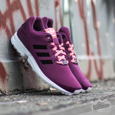 adidas ZX Flux K Merlot/ Core Black/ Ftw White