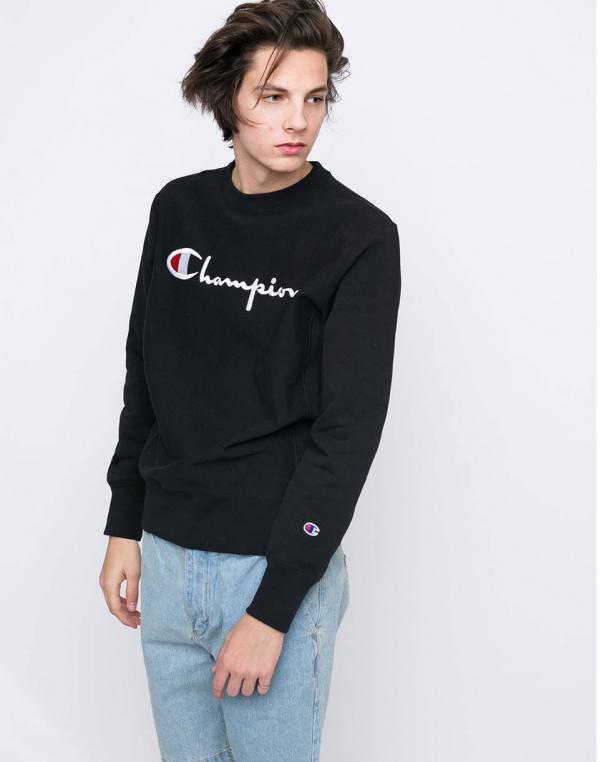 Mikina Champion Crewneck Black