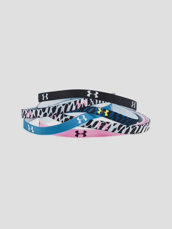 Čelenka Under Armour Mini Graphic Headband (6 Pack) Modrá