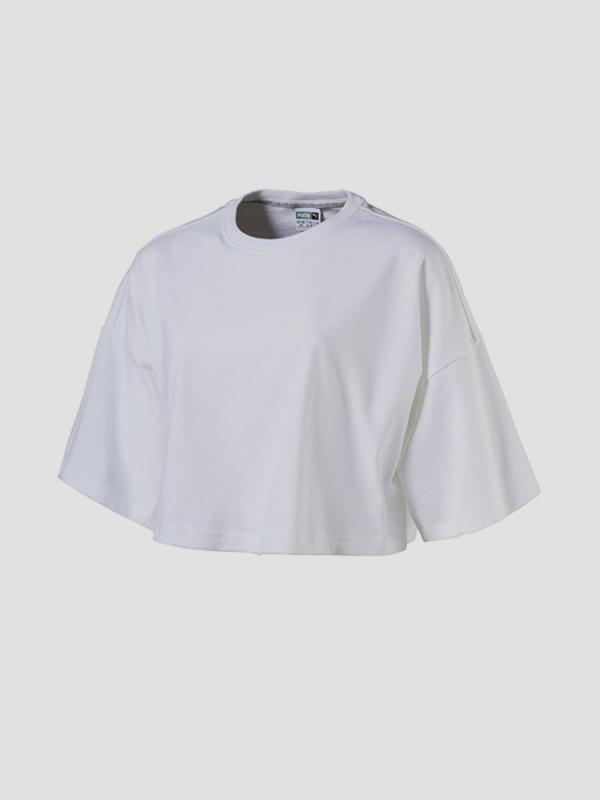 Tričko Puma Xtreme Cropped Top White Bílá