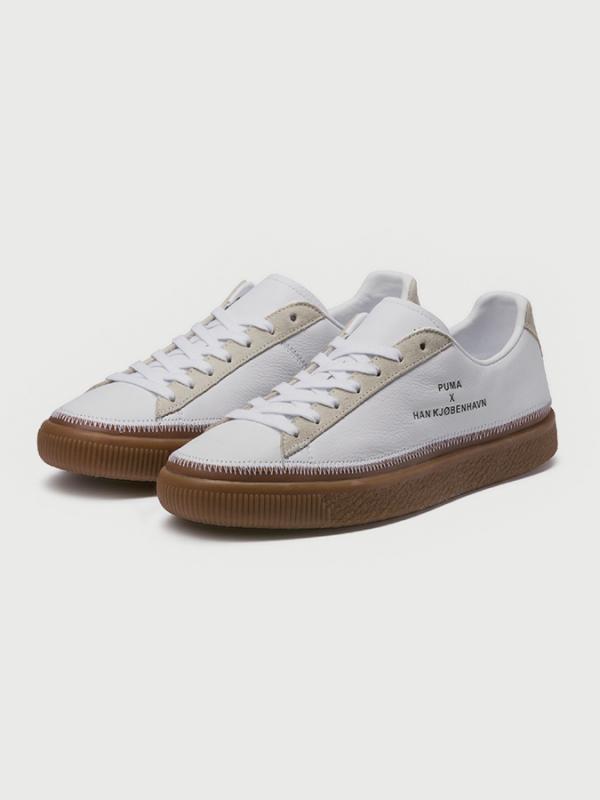 Boty Puma Clyde Stitched HAN Bílá