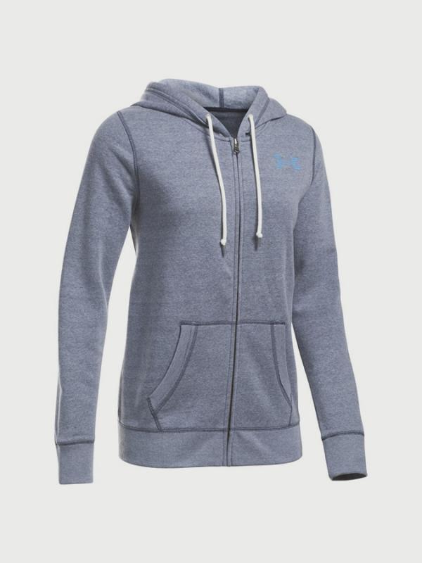 Mikina Under Armour Favorite Fleece FZ Šedá