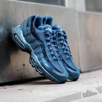 Nike Wmns Air Max 95 Prm Metallic Armory Navy/ Black- Sqadron Blue