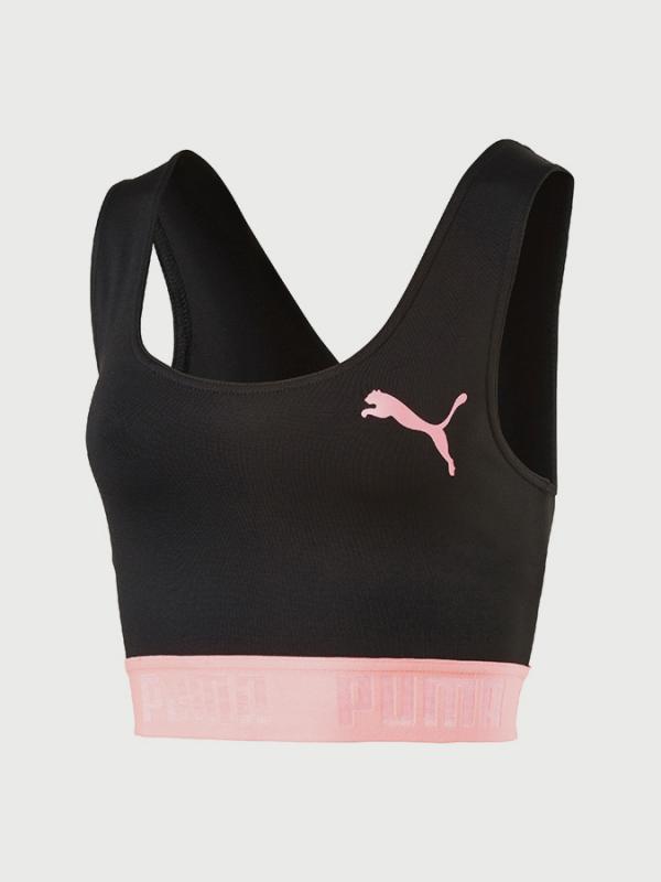 Tílko Puma ACTIVE ESS Banded Crop Top Černá