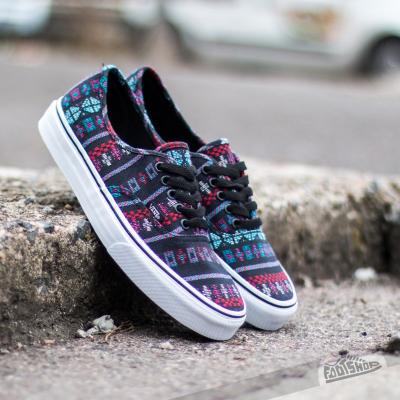 Vans Authentic Guate Stripe Black/ True White