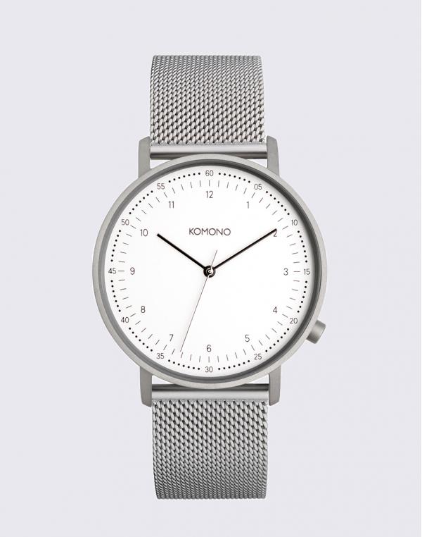 Komono Lewis Silver Mesh
