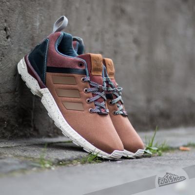 adidas ZX Flux Split Timber/ Timber/ Bright Red