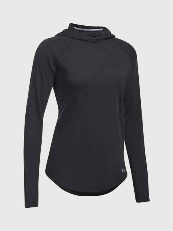Mikina Under Armour Threadborne Streaker Hoodie Černá