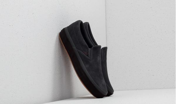 Vans Classic Slip-On Platform (Suede Outsole) Asphalt/ Licorice