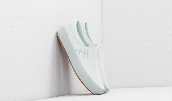 Vans Classic Slip-On Platform (Suede Outsole) Blue Flow
