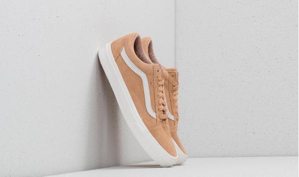 Vans Old Skool (Pig Suede) Porcini/ Blanc De Blanc