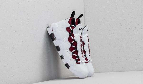 Nike Air More Money White/ Black-Team Red