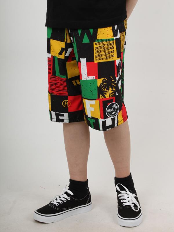 Kraťasy Vans B OFF THE WALL BOARD Rasta Barevná