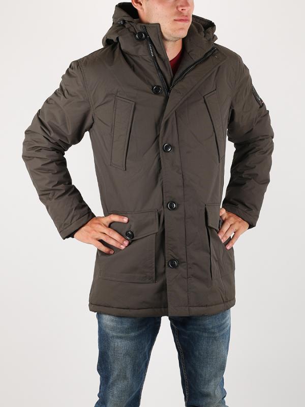 Bunda Superdry EVEREST PARKA Hnědá