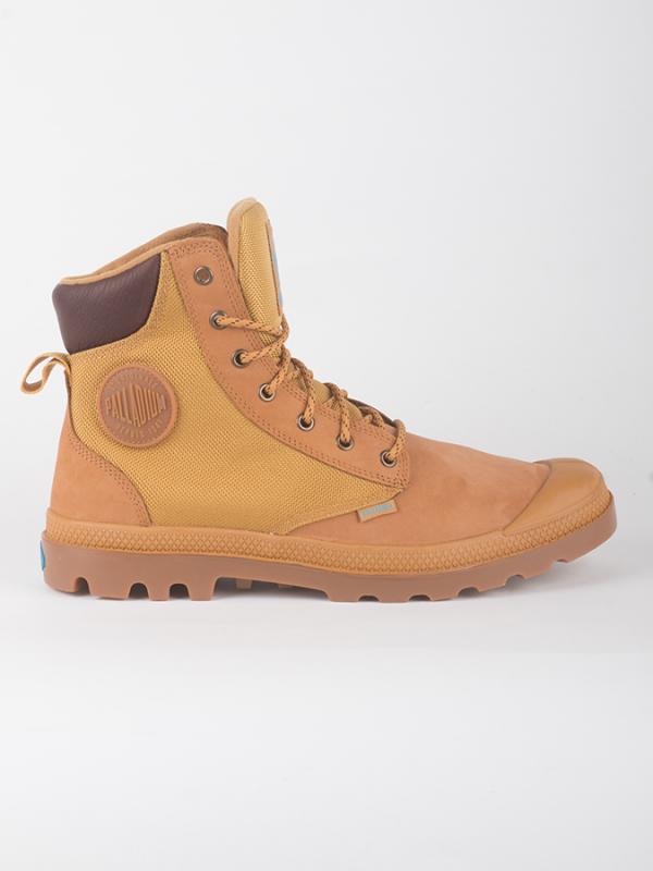 Boty Palladium Pampa Sport Cuff Wpn Amber Gld/Mid Gum Hnědá