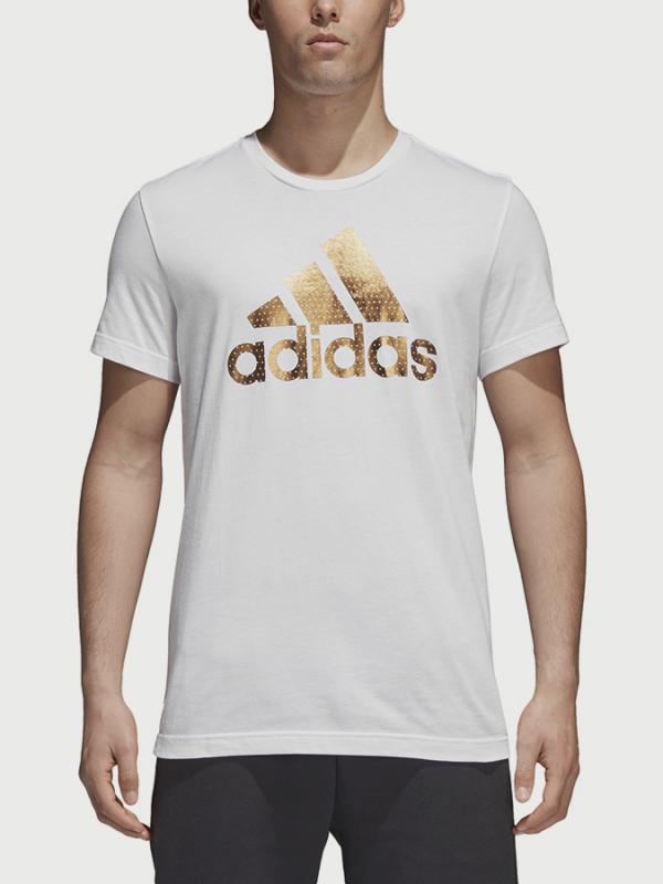 Tričko adidas Performance Bos Foil Bílá