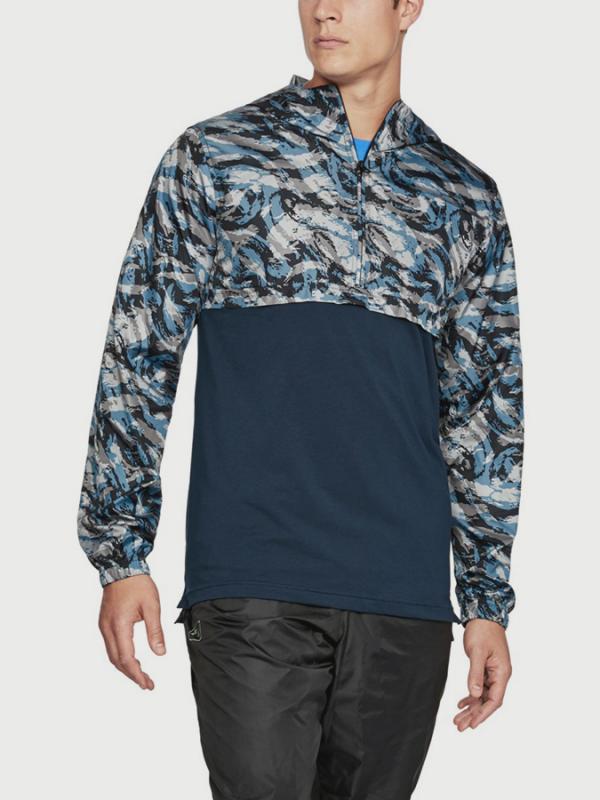 Bunda Under Armour Wind Anorak Modrá