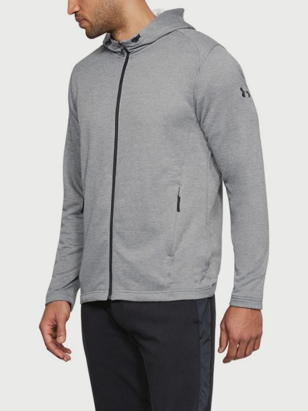 Mikina Under Armour Tech Terry Fz Hoodie Šedá