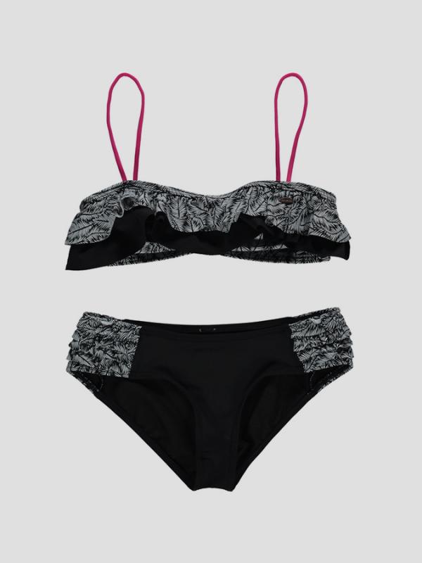 Bikiny O´Neill PG MORRO RUFFLE BIKINI Černá