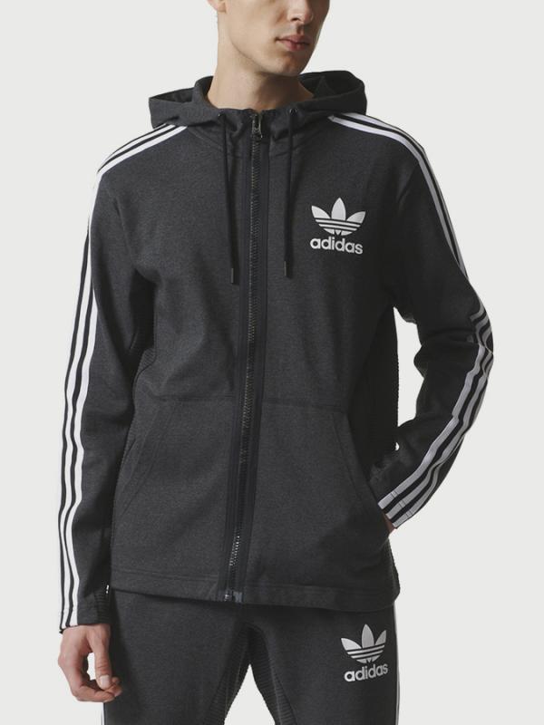 Mikina adidas Originals CURATED Q3 FZ Černá