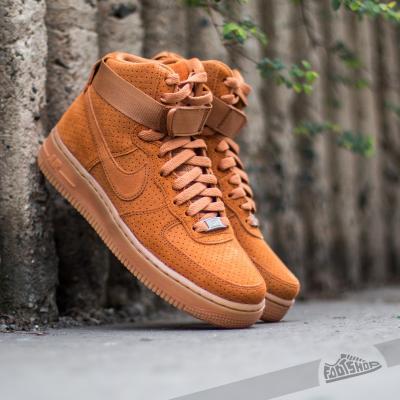 Nike Wmns Air Force 1 HI Suede Tawny/ Tawny