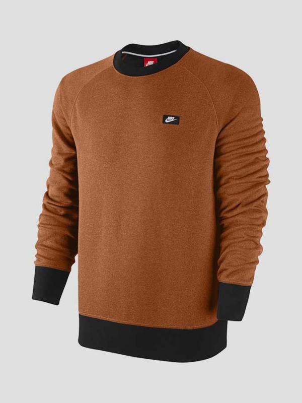 Tričko Nike AW77 FT CREW-SHOEBOX Oranžová