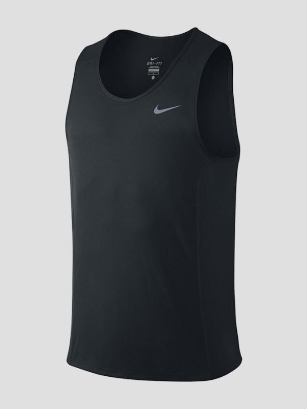 Tílko Nike DF MILER SINGLET Černá