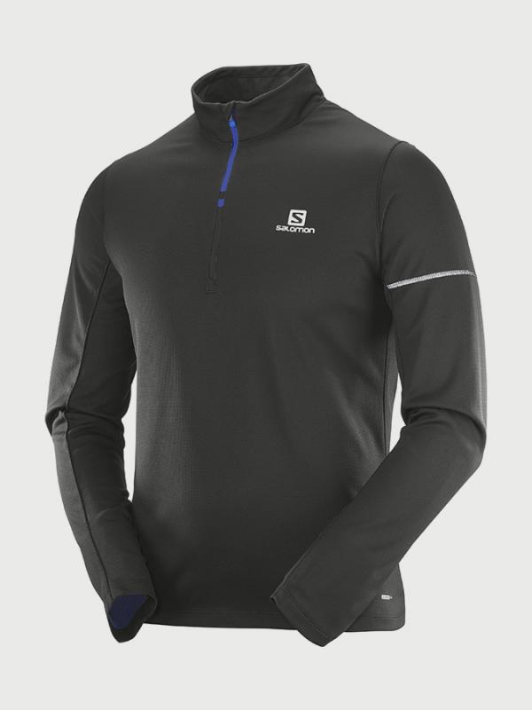 Mikina Salomon Agile Hz Mid M Černá