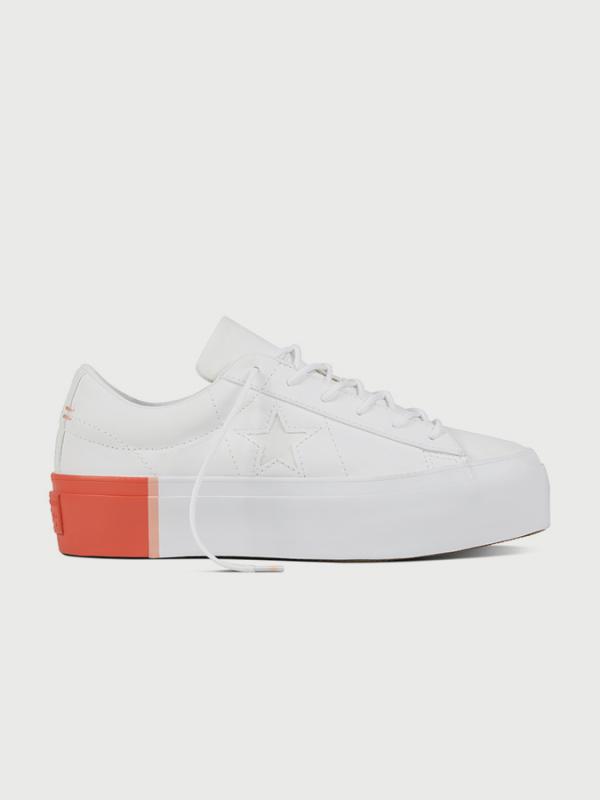 Boty Converse One Star Platform OX Bílá