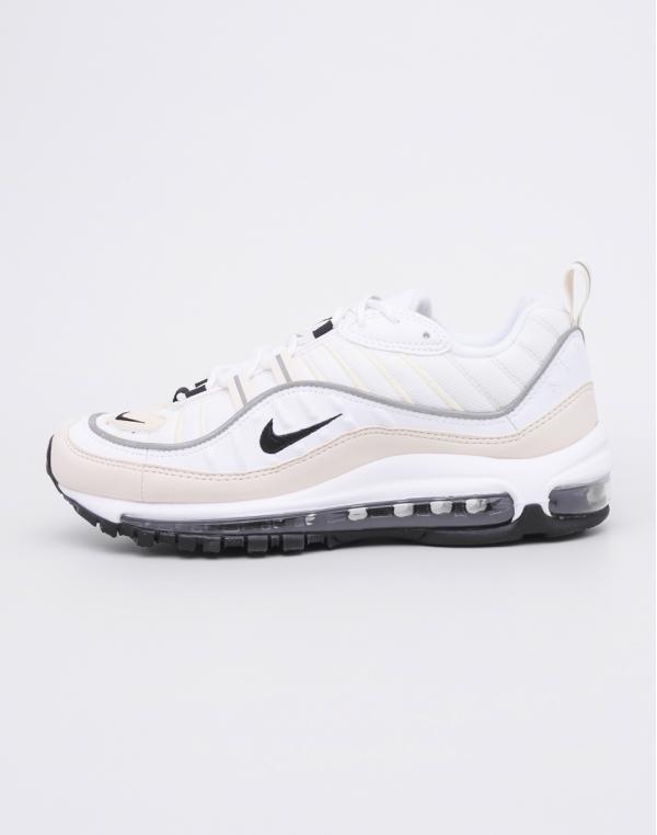 Nike Air Max 98 White / Black - Fossil - Reflect Silver 39