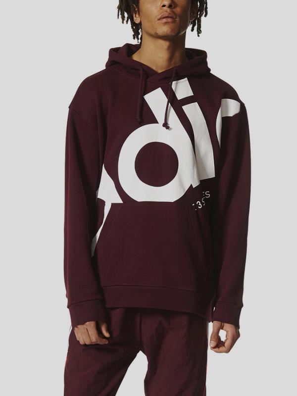 Mikina adidas Originals PETE HOODY Červená